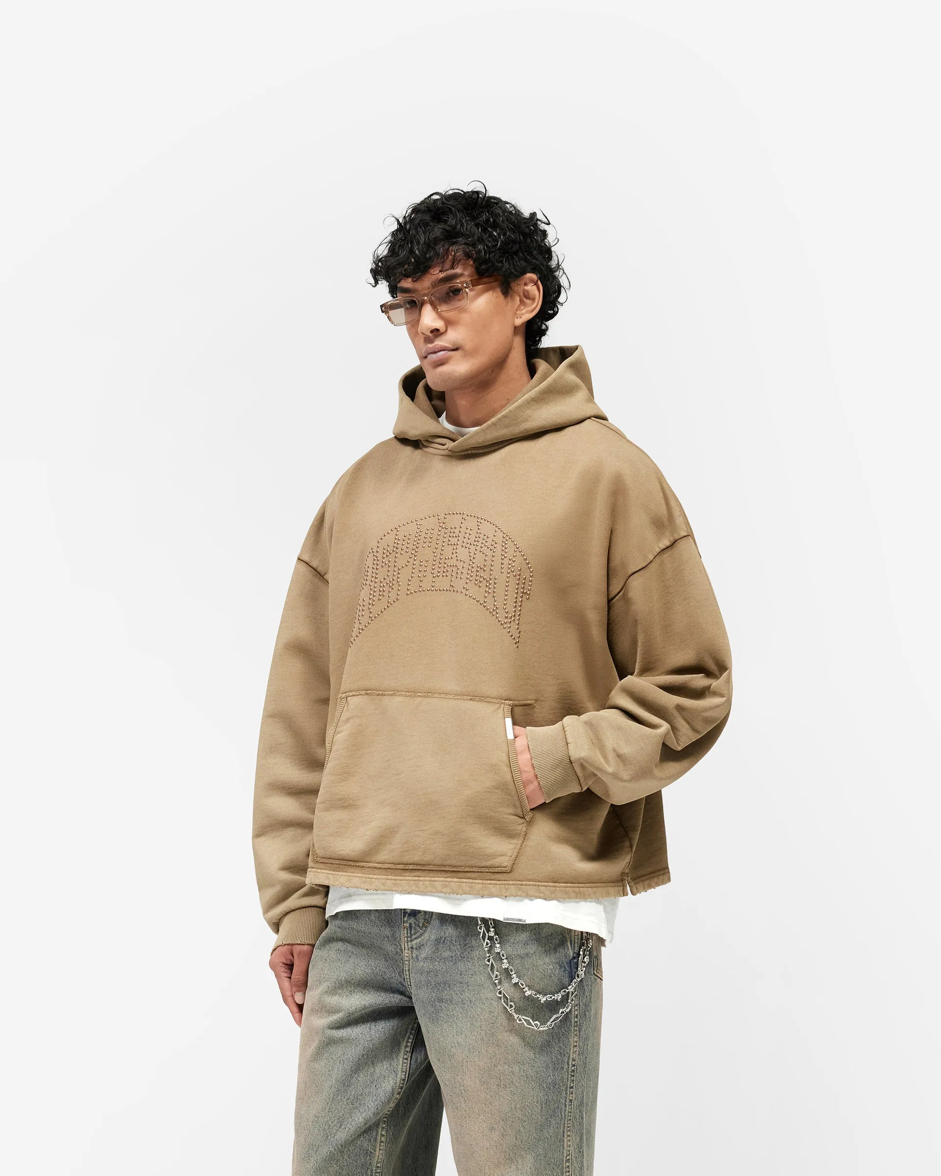 Represent Embellished Hoodie - Vintage Khaki sold by Represent product image thumbnail 2