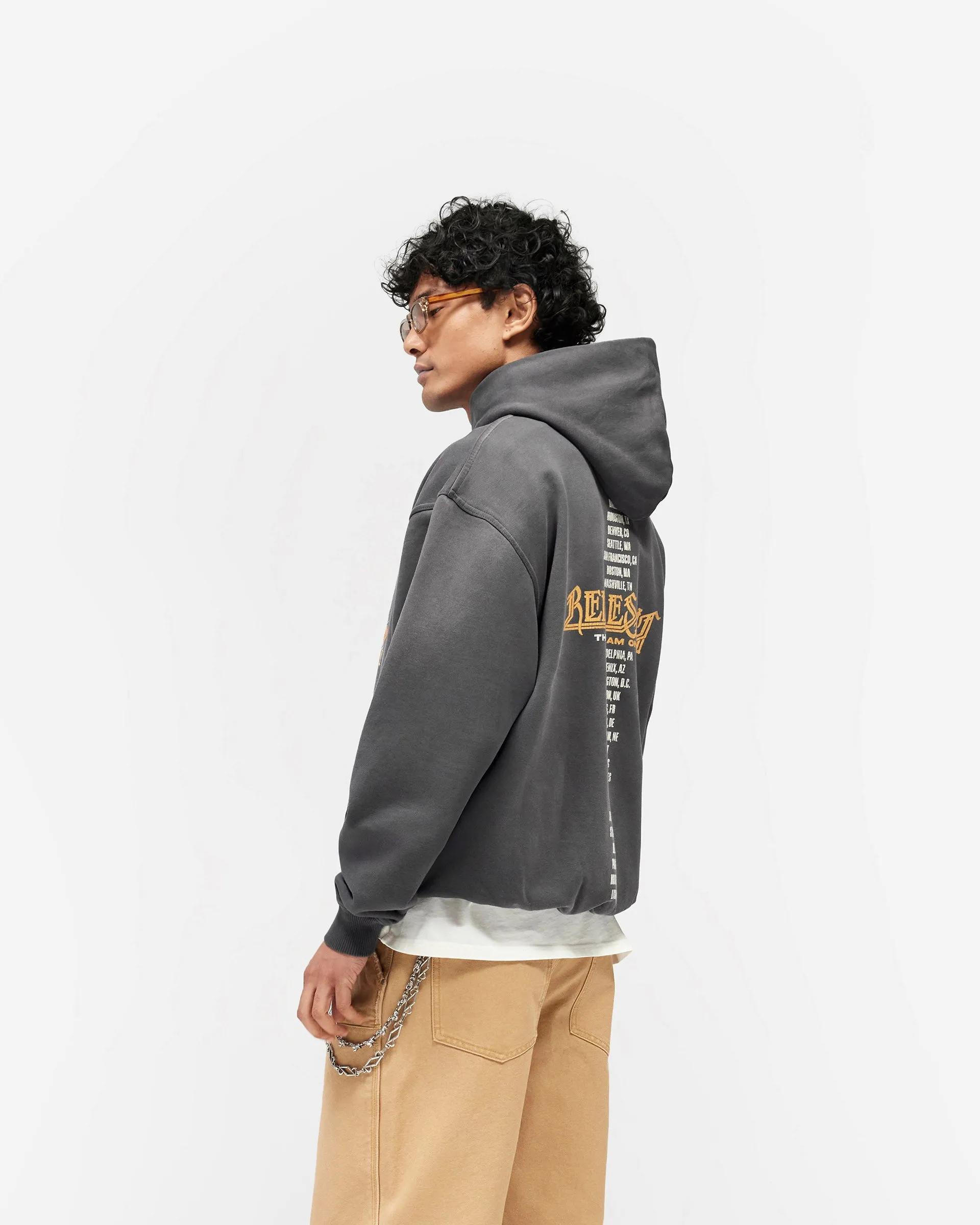 Golden Tour Hoodie - Sun Fade Grey sold by Represent product image thumbnail 5