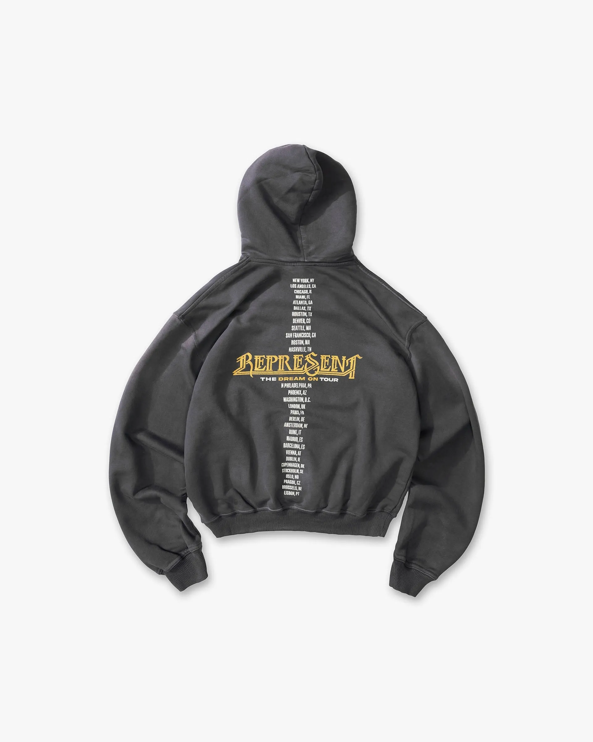 Golden Tour Hoodie - Sun Fade Grey sold by Represent product image thumbnail 2
