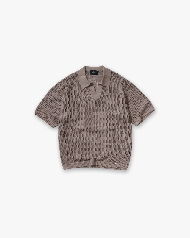 Beverly Knit Polo - Vintage Khaki made by Represent