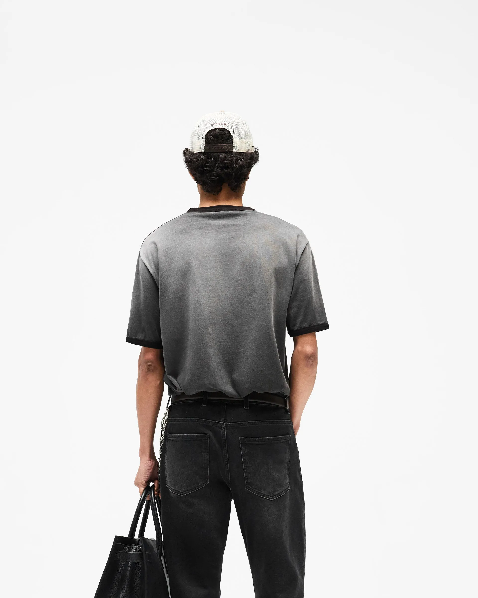 Represent Ringer T-Shirt - Stained Black sold by Represent product image thumbnail 5