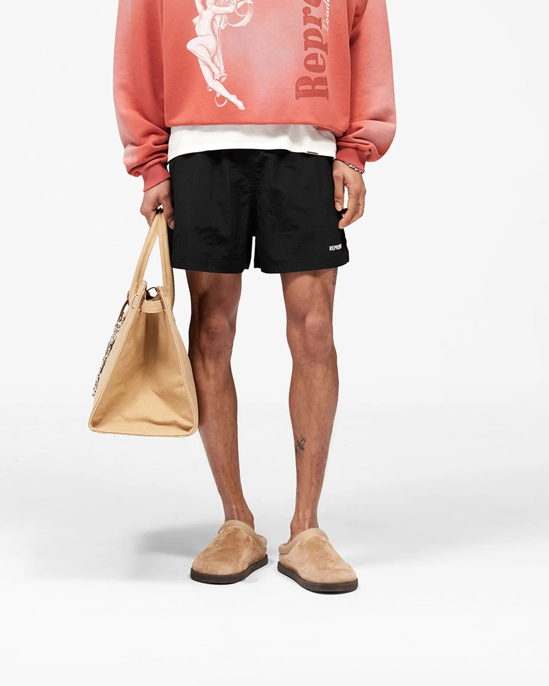 Represent Swim Short - Jet Black sold by Represent product image thumbnail 3