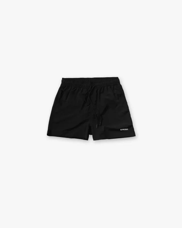 Represent Swim Short - Jet Black made by Represent