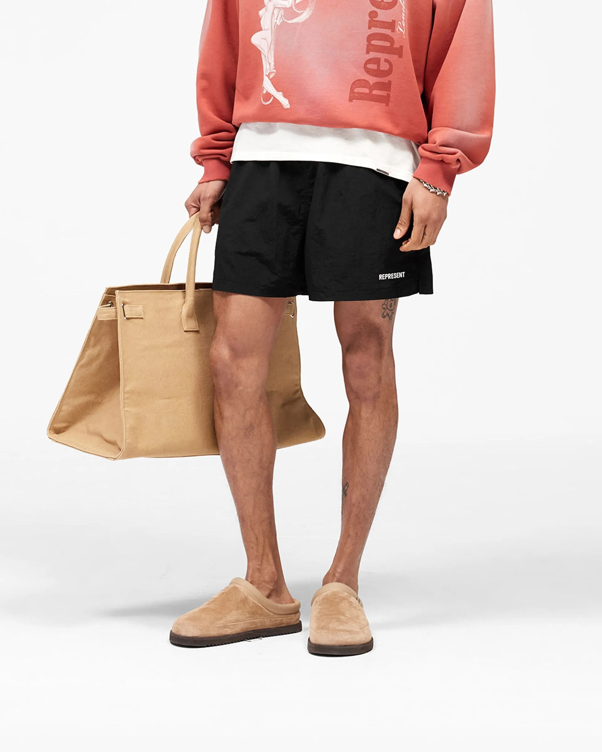 Represent Swim Short - Jet Black sold by Represent product image thumbnail 2