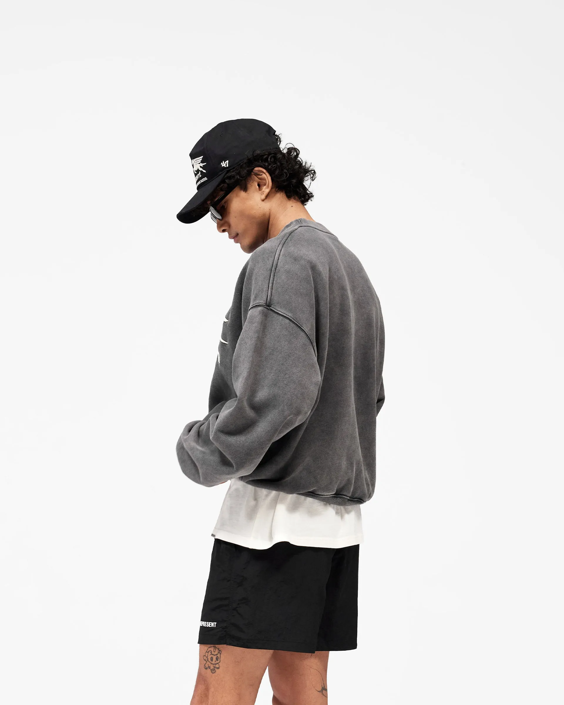 Pegasus Sweatshirt - Vintage Grey sold by Represent product image thumbnail 5