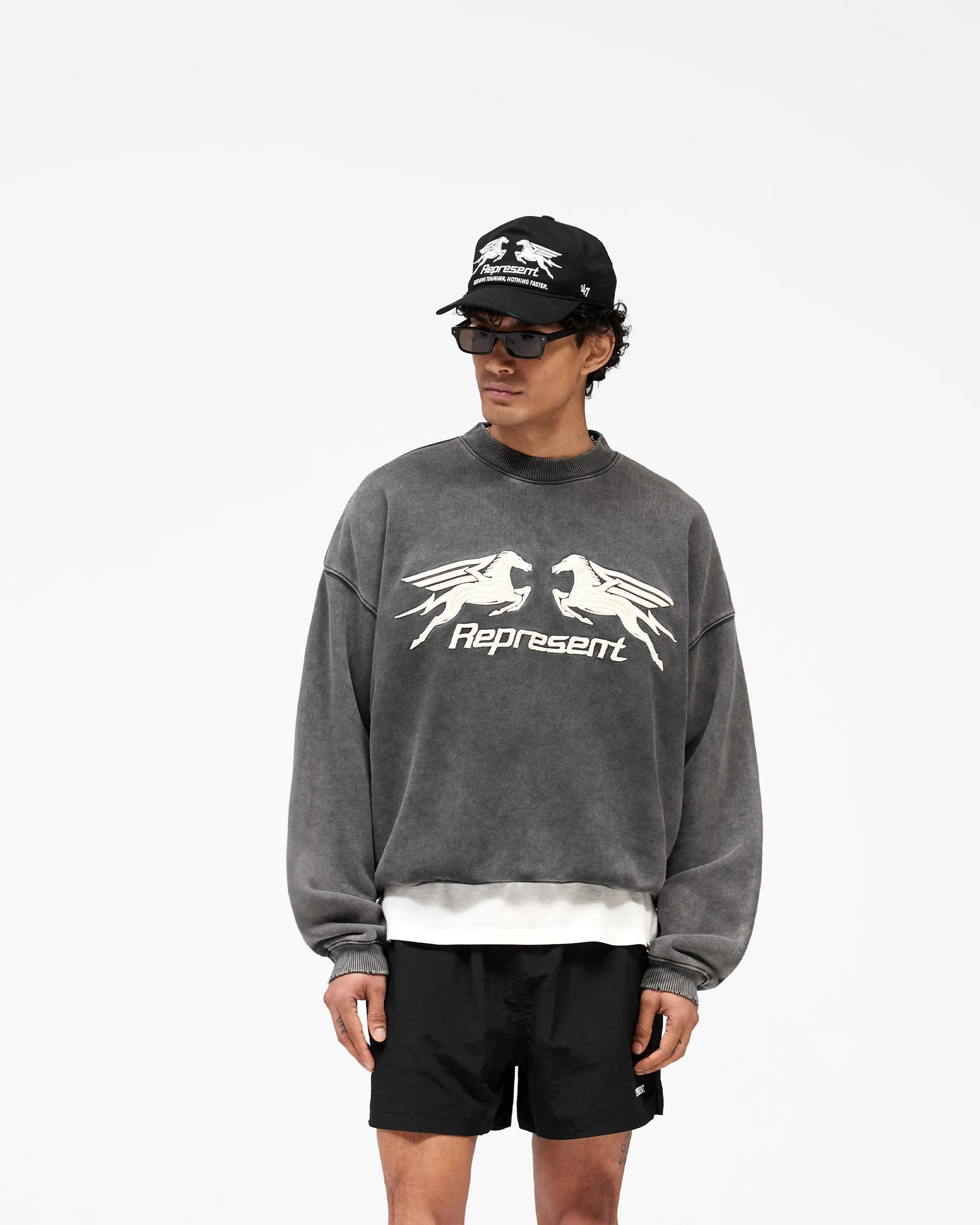Pegasus Sweatshirt - Vintage Grey sold by Represent product image thumbnail 3