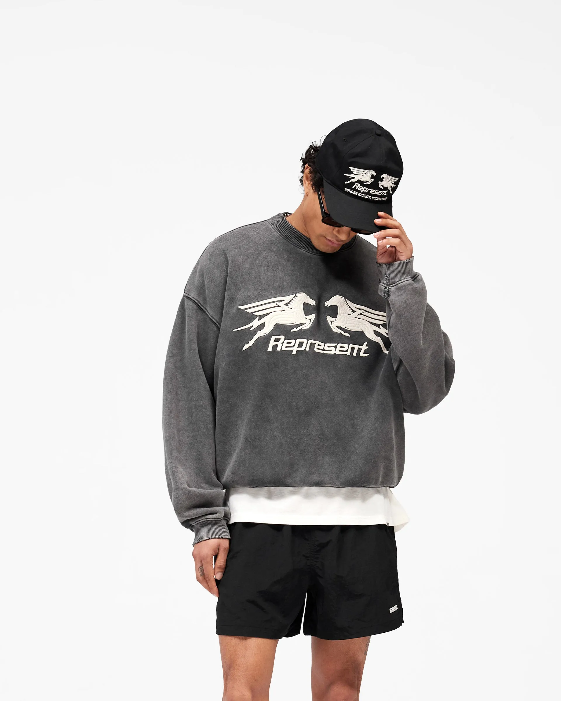 Pegasus Sweatshirt - Vintage Grey sold by Represent product image thumbnail 4