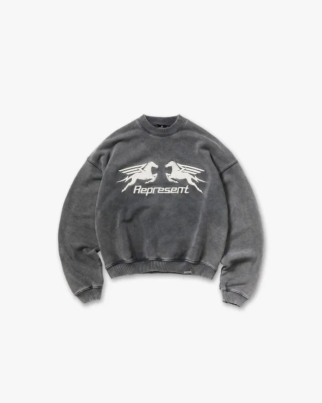 Pegasus Sweatshirt - Vintage Grey made by Represent