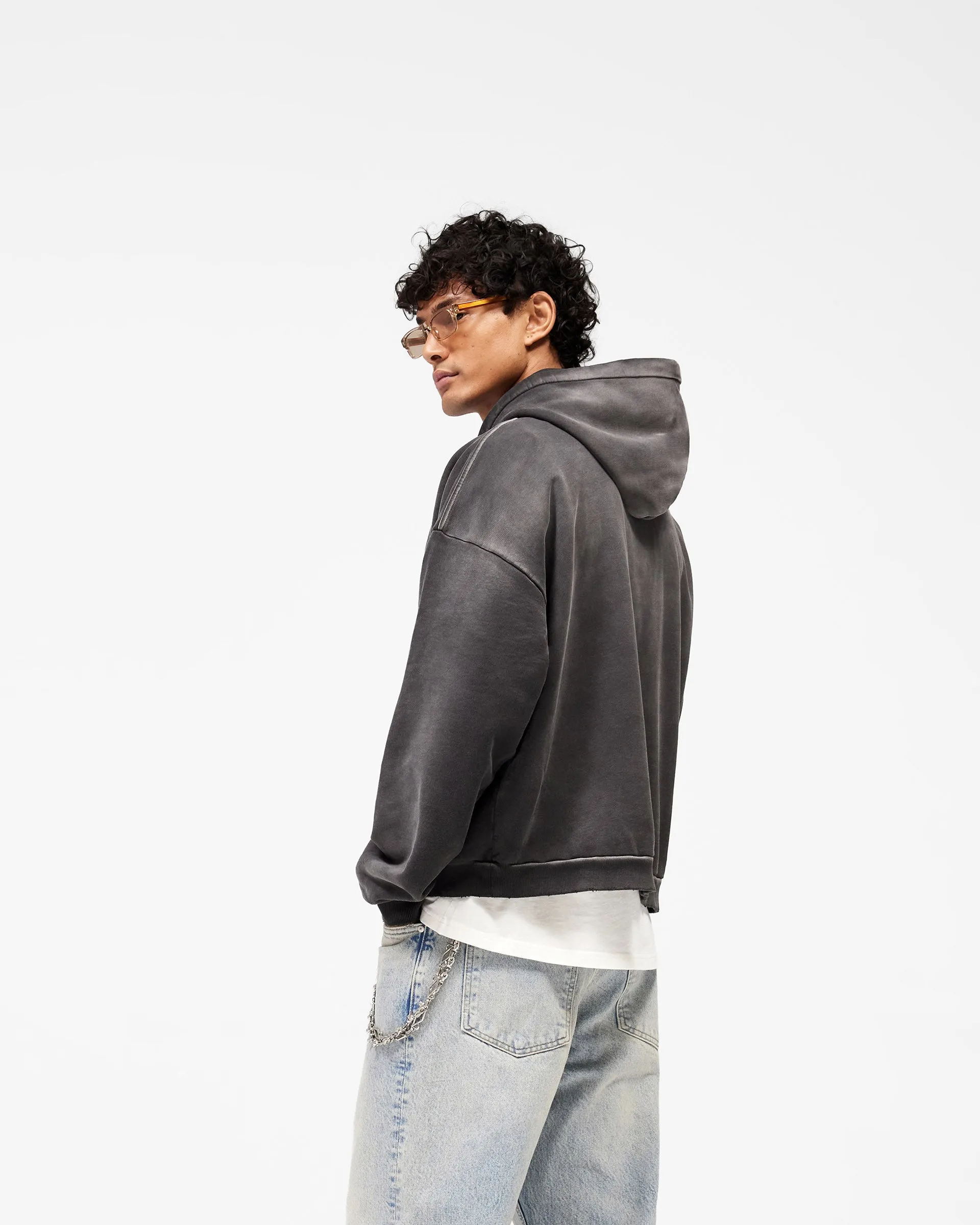 Loaded With Love Hoodie - Stained Black sold by Represent product image thumbnail 5