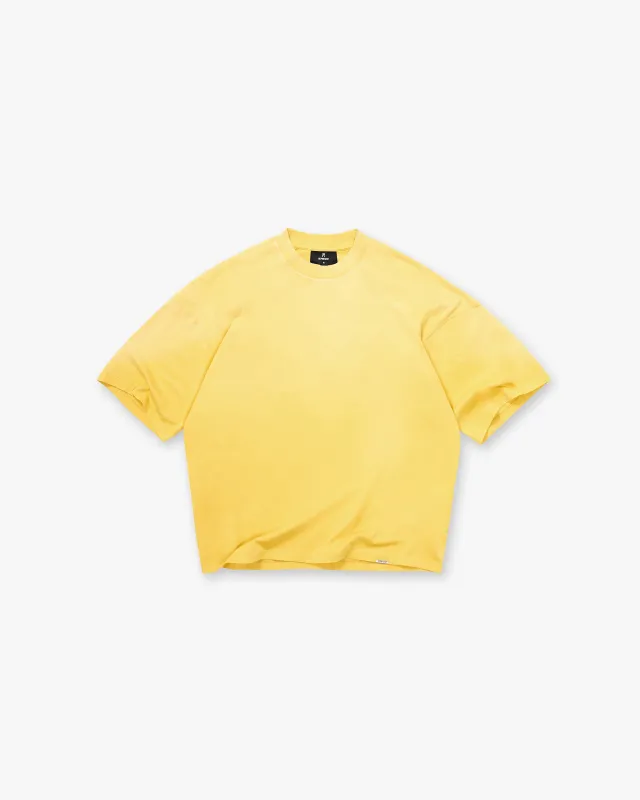 Initial Boxy T-Shirt - Canary Yellow made by Represent