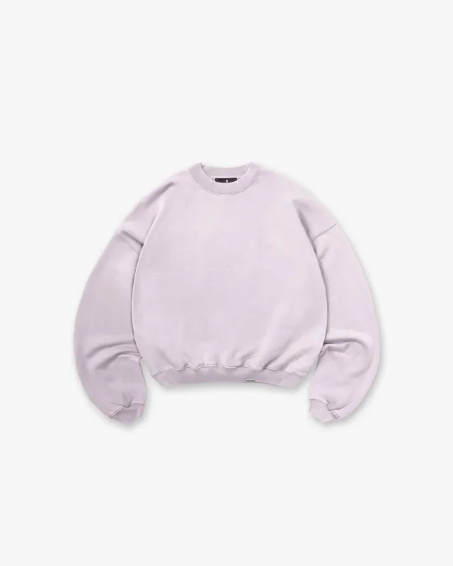 Initial Oversized Sweater - Mist made by Represent