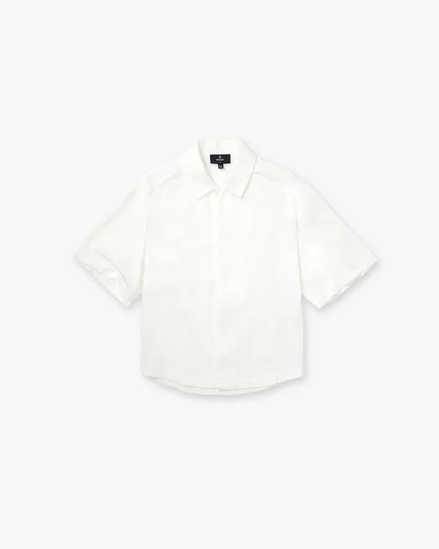 Initial Short Sleeve Shirt - Flat White made by Represent