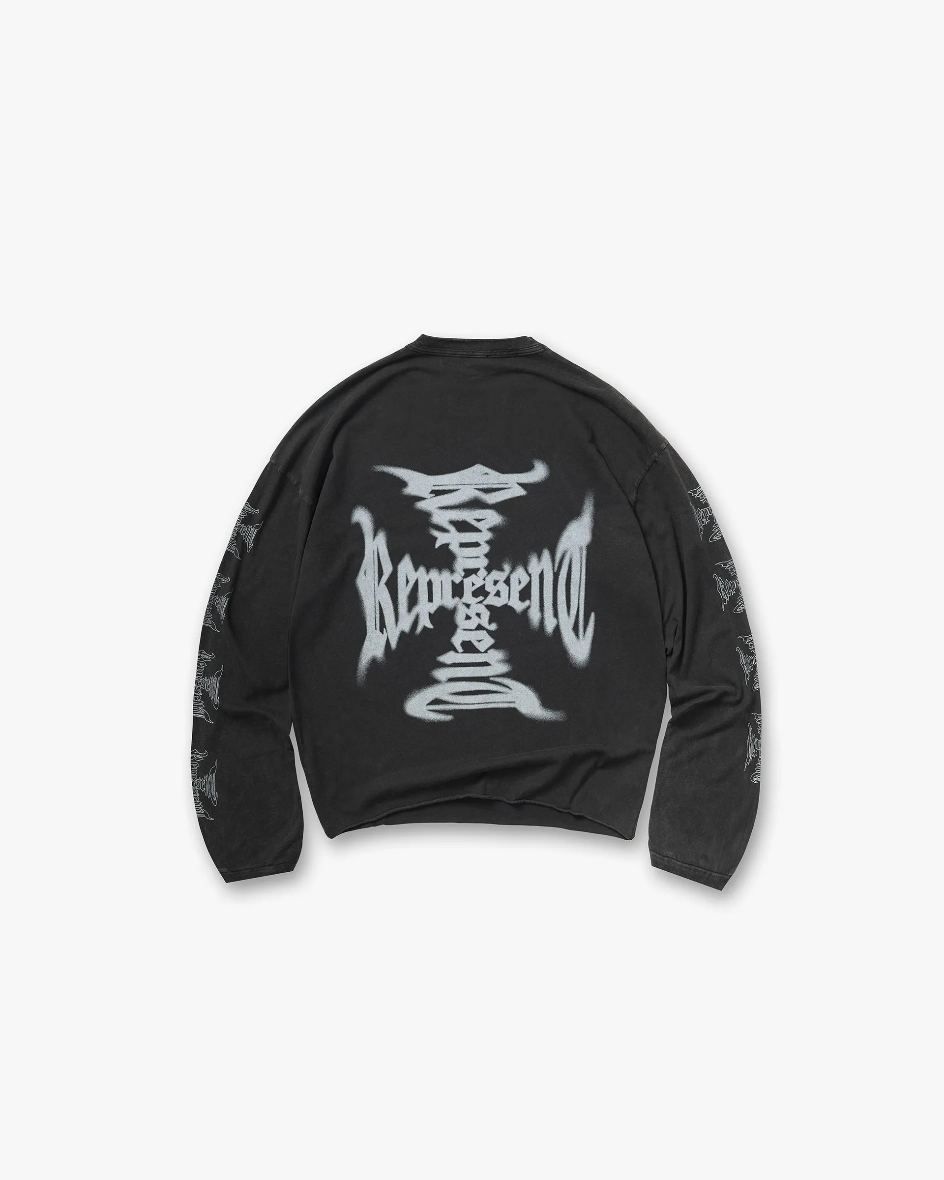 MH Long Sleeve T-Shirt - Faded Black sold by Represent product image thumbnail 2