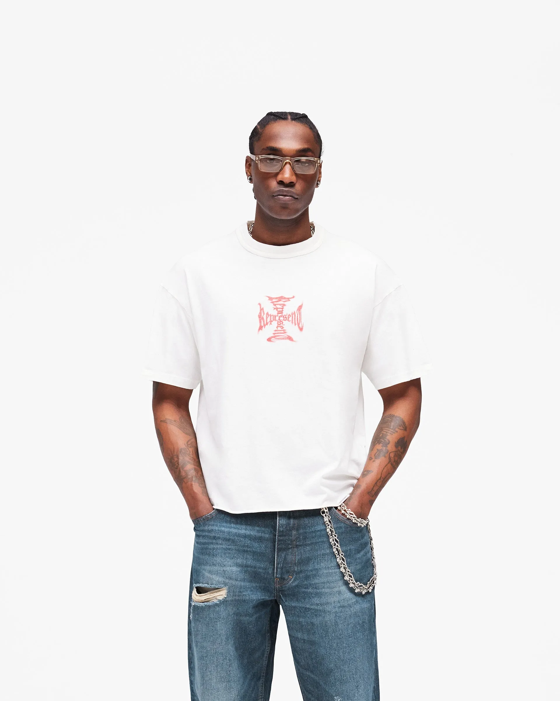 MH T-Shirt V2 - Ash White sold by Represent product image thumbnail 3