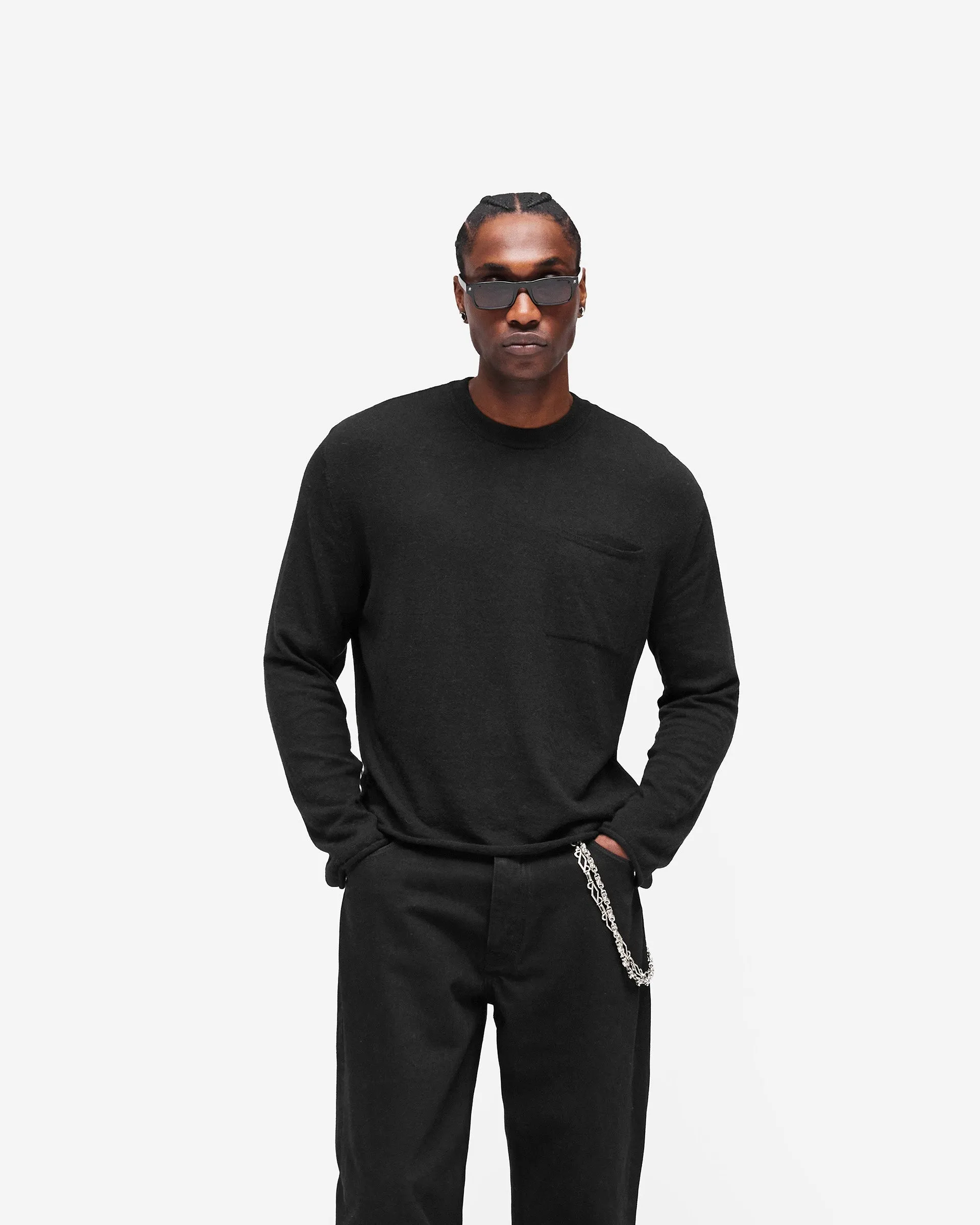 GH Knitted Long Sleeve Top - Jet Black sold by Represent product image thumbnail 3