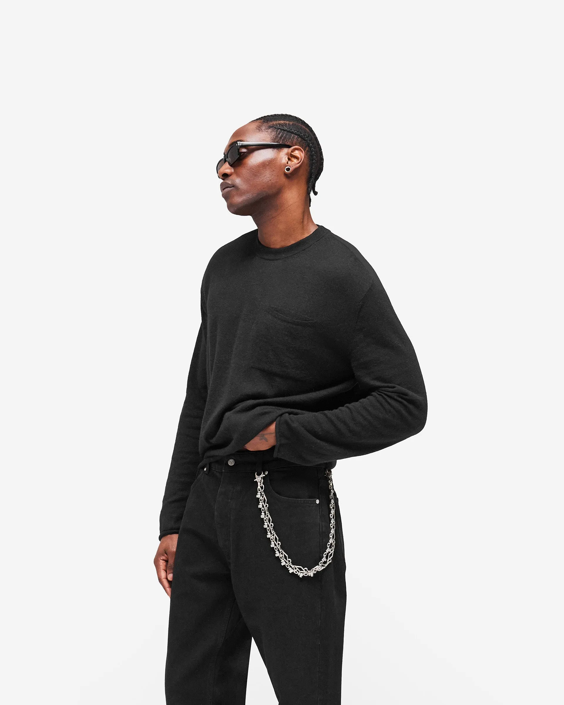 GH Knitted Long Sleeve Top - Jet Black sold by Represent product image thumbnail 4