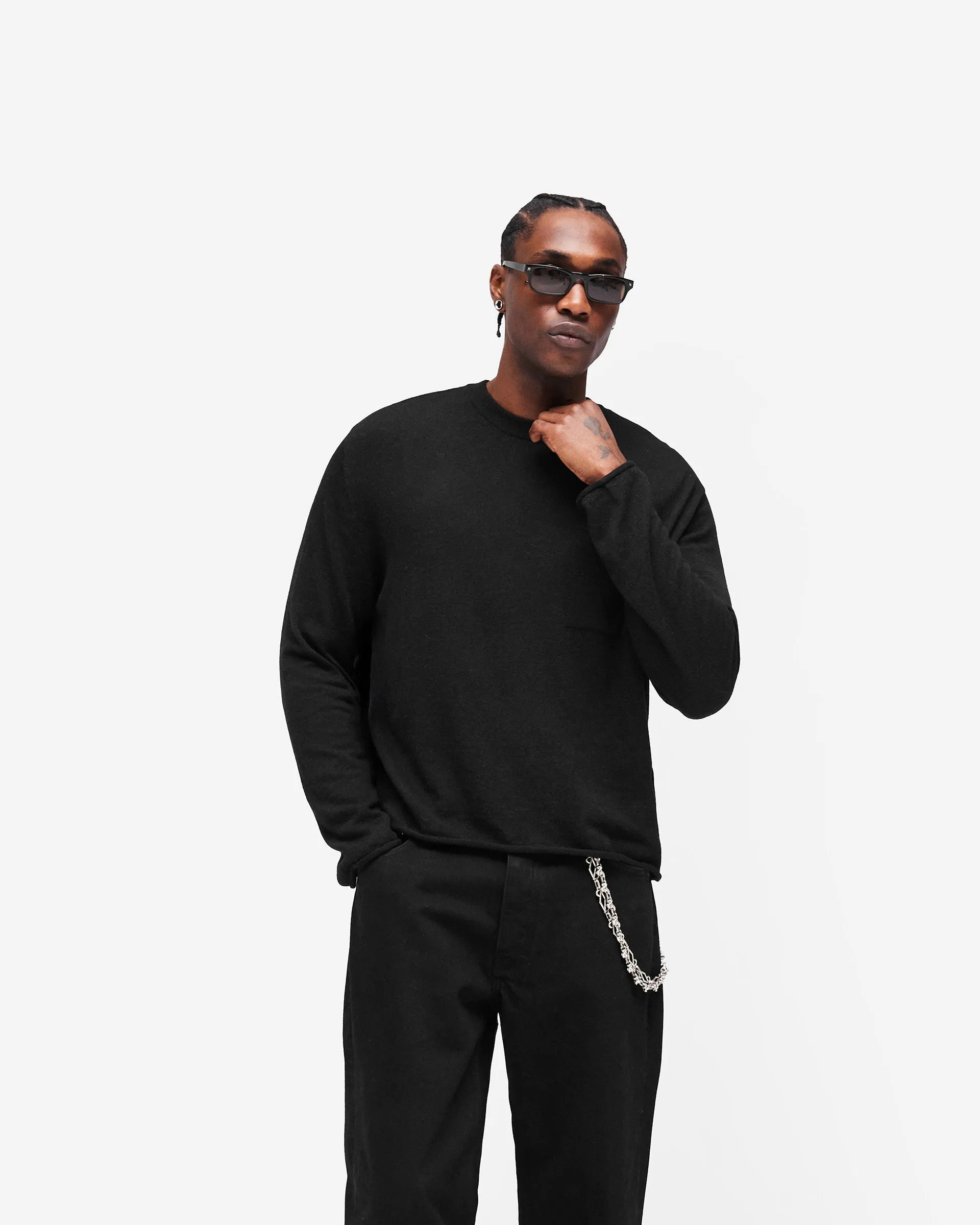 GH Knitted Long Sleeve Top - Jet Black sold by Represent product image thumbnail 2