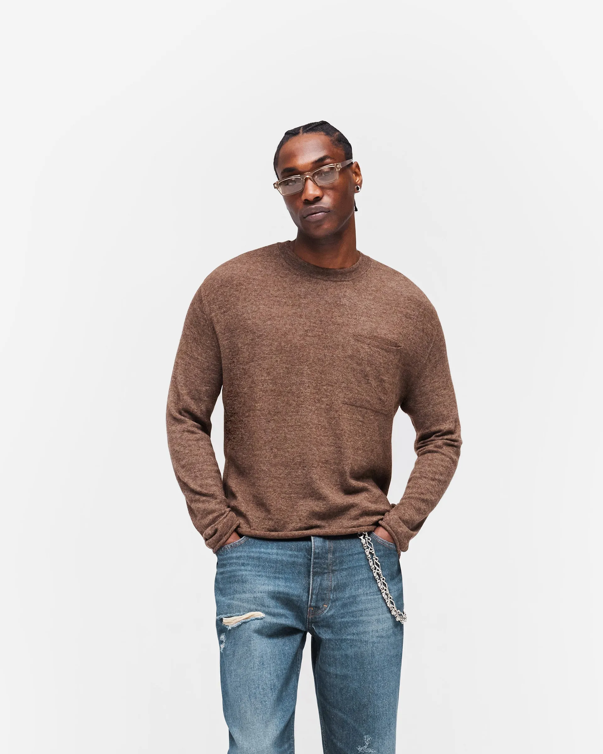 GH Knitted Long Sleeve Top - Espresso sold by Represent product image thumbnail 3