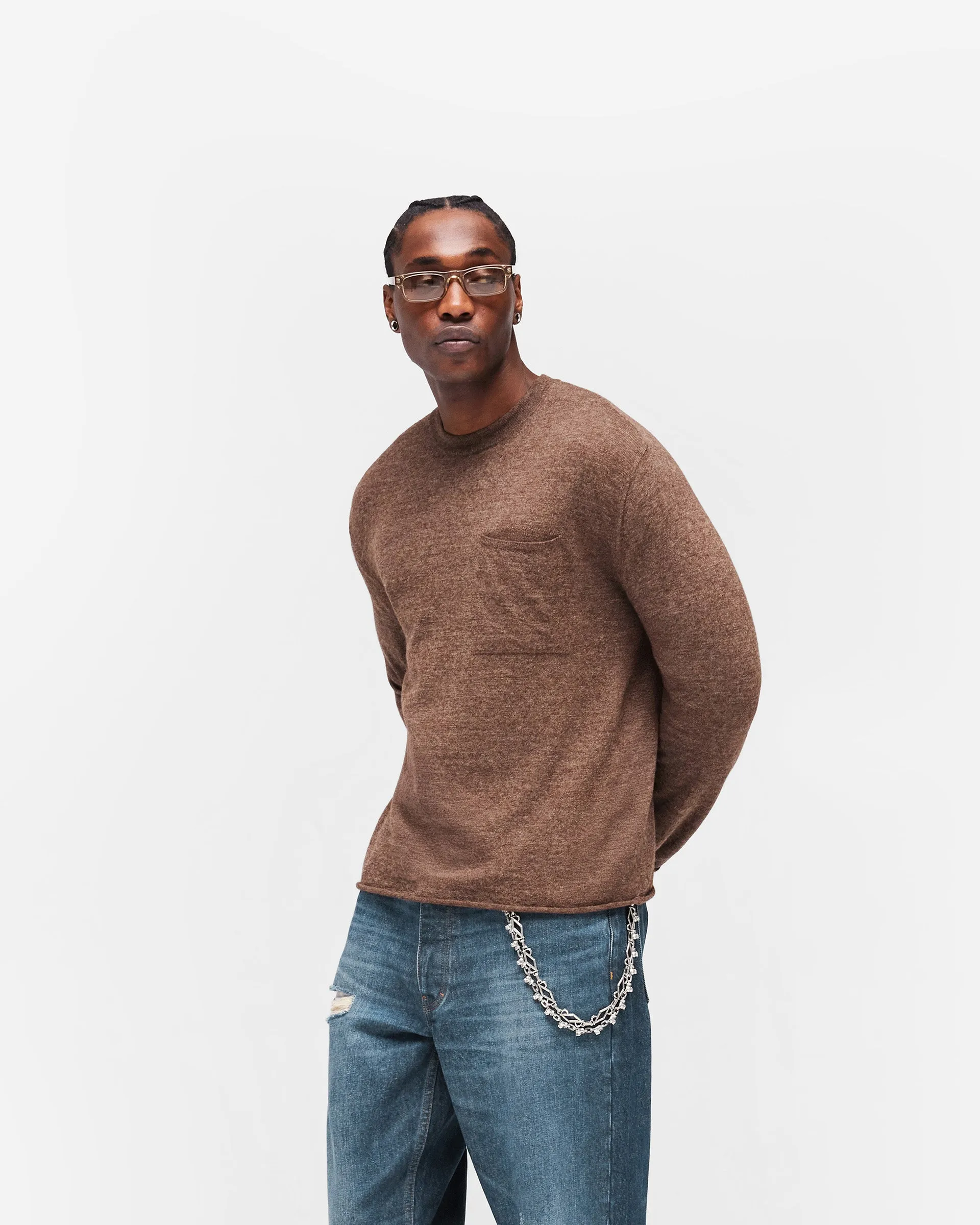 GH Knitted Long Sleeve Top - Espresso sold by Represent product image thumbnail 4