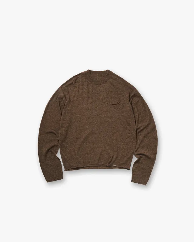 GH Knitted Long Sleeve Top - Espresso made by Represent