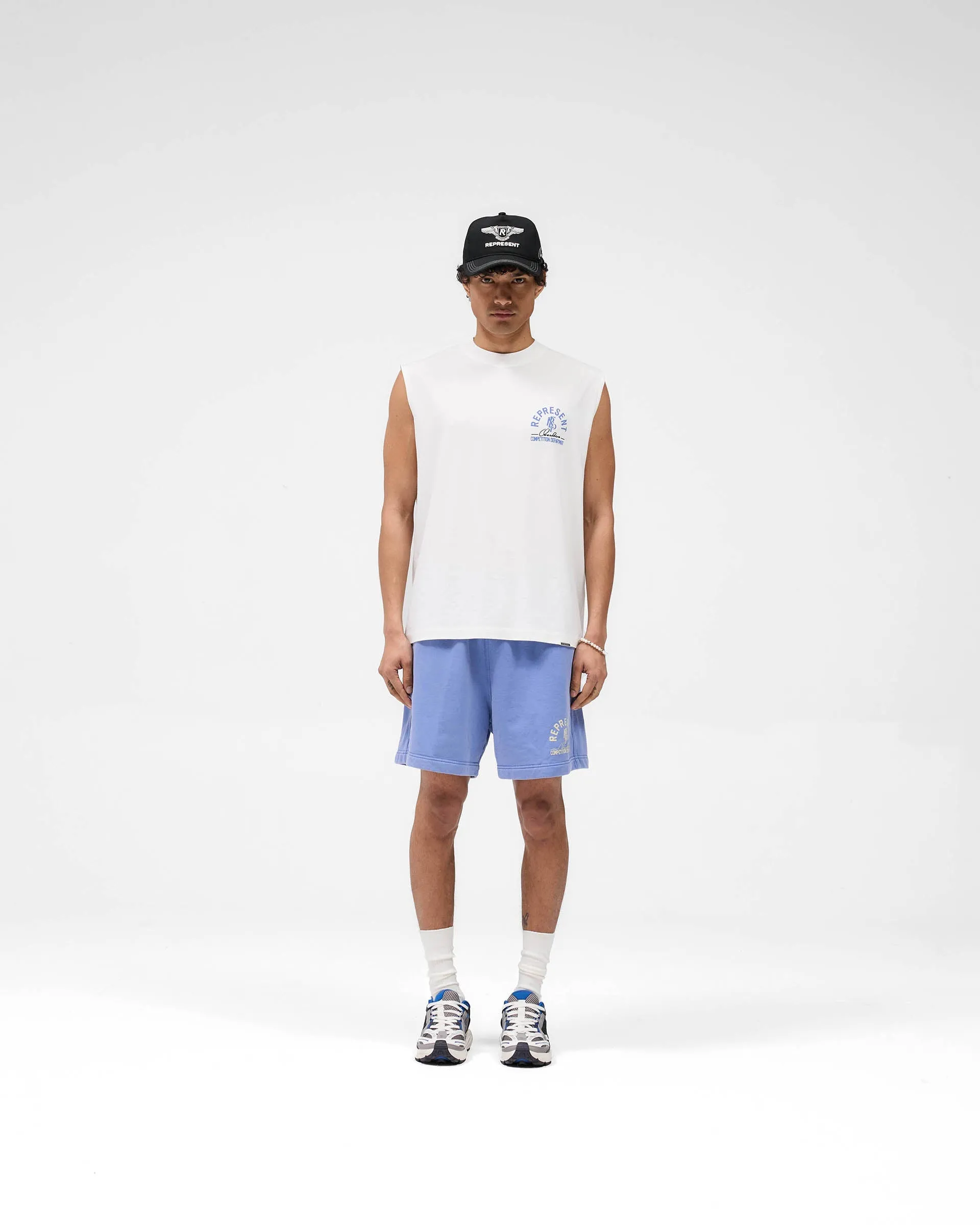 Competition Department Shorts - Bright Blue sold by Represent product image thumbnail 5