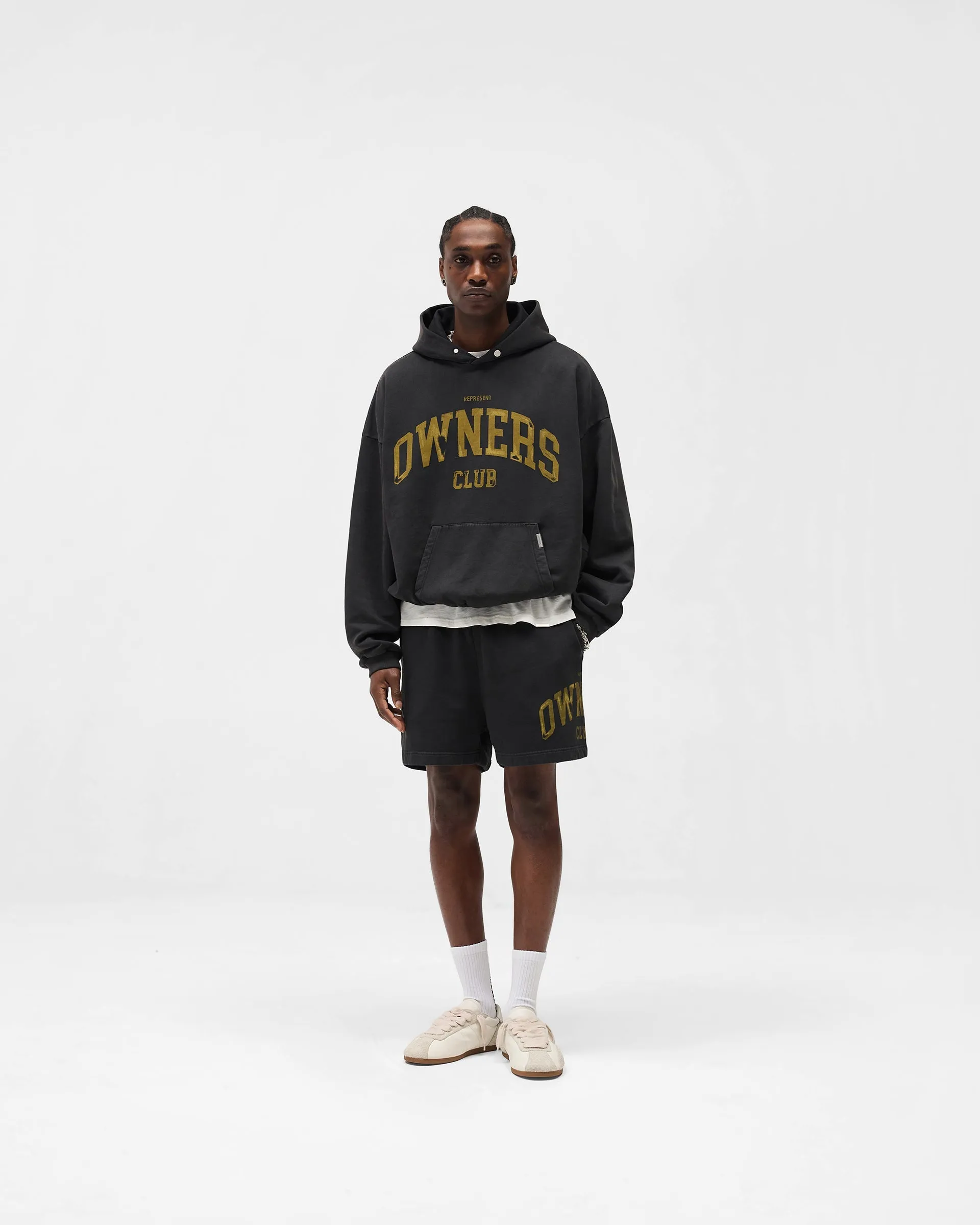 Represent Owners Club Shorts - Faded Black sold by Represent product image thumbnail 5