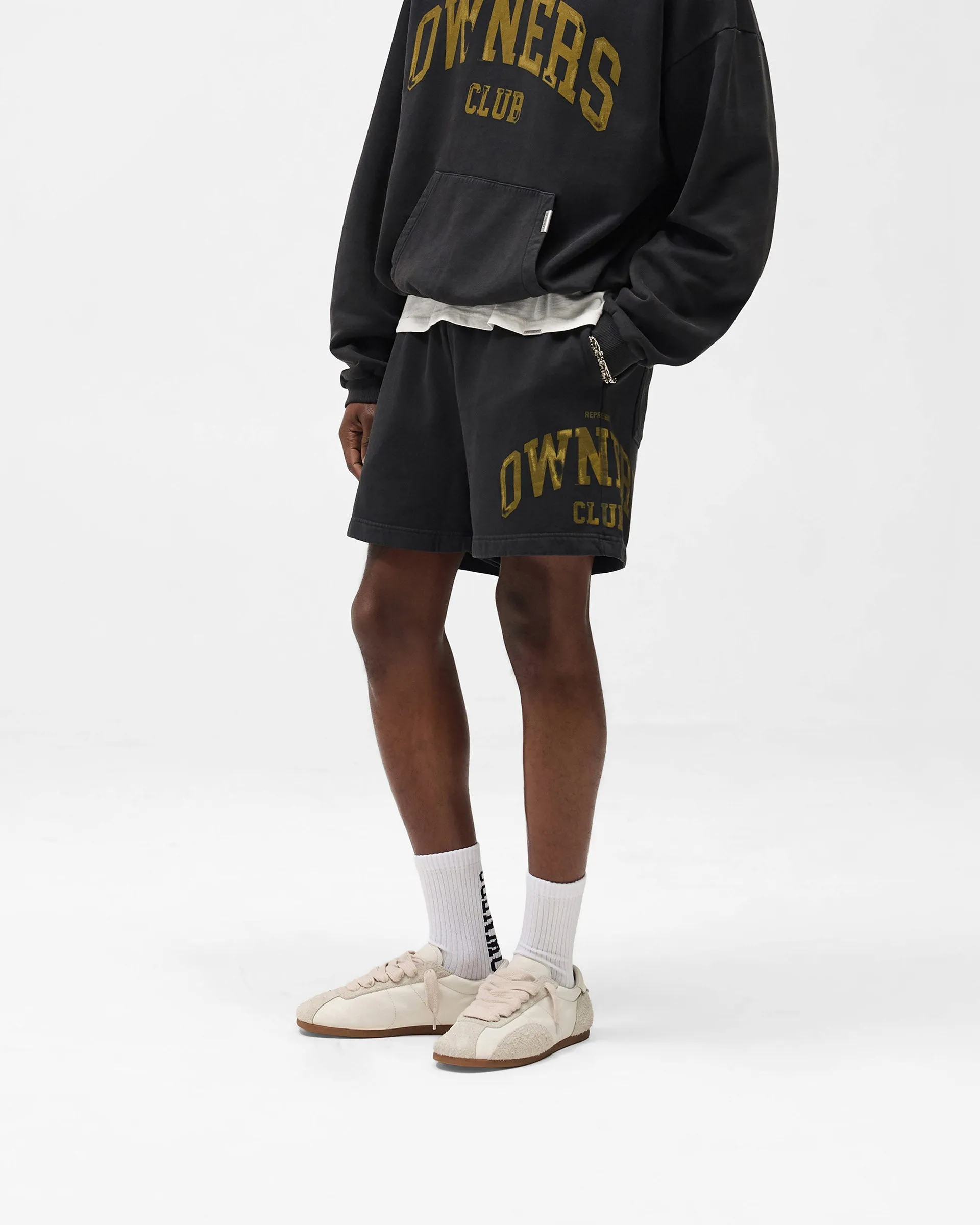 Represent Owners Club Shorts - Faded Black sold by Represent product image thumbnail 2