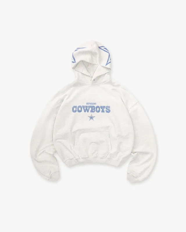 Dallas Cowboys x Represent Hoodie - Cream Marl made by Represent