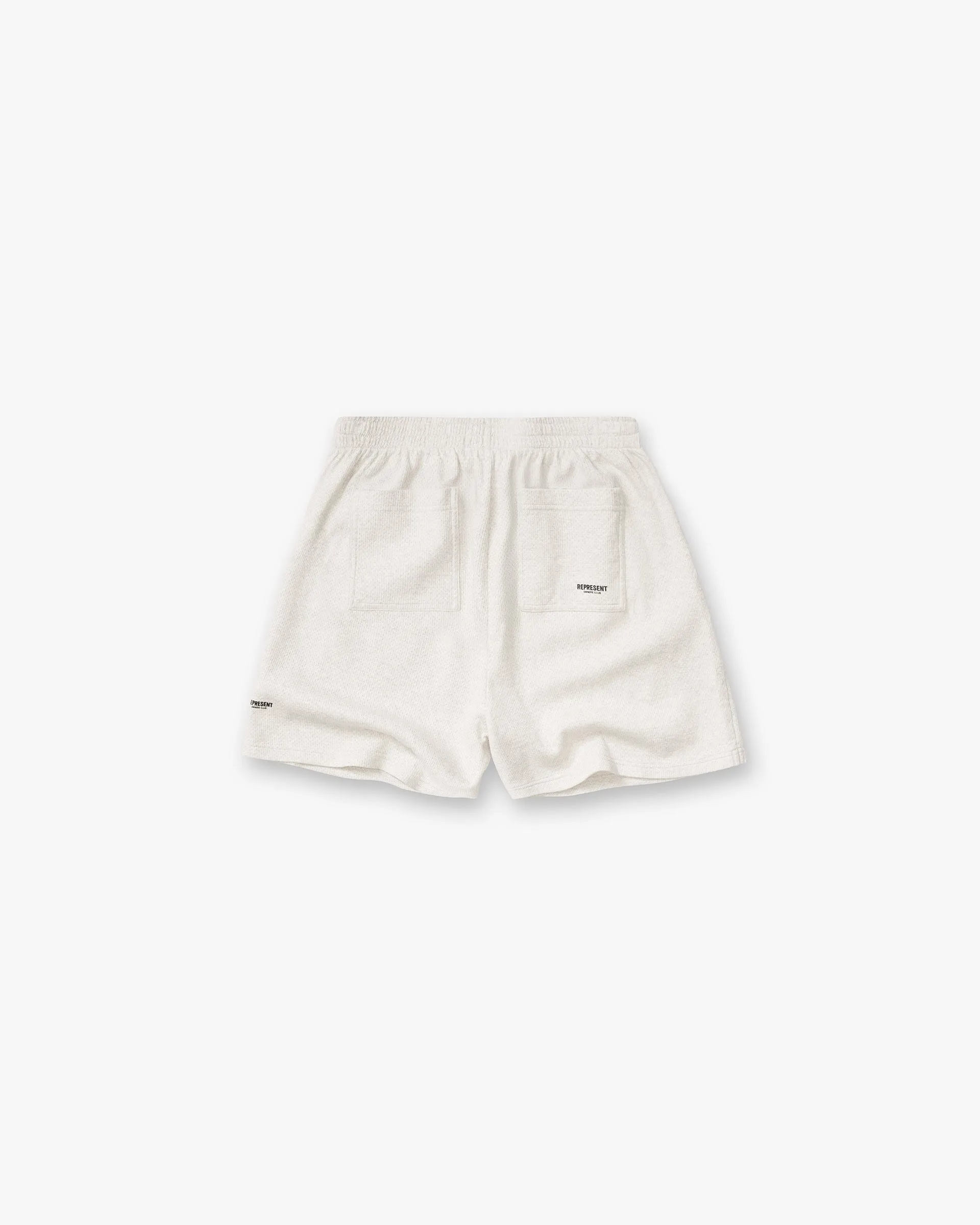 Micro Owners Club Mesh Shorts - Cream Marl sold by Represent product image thumbnail 2