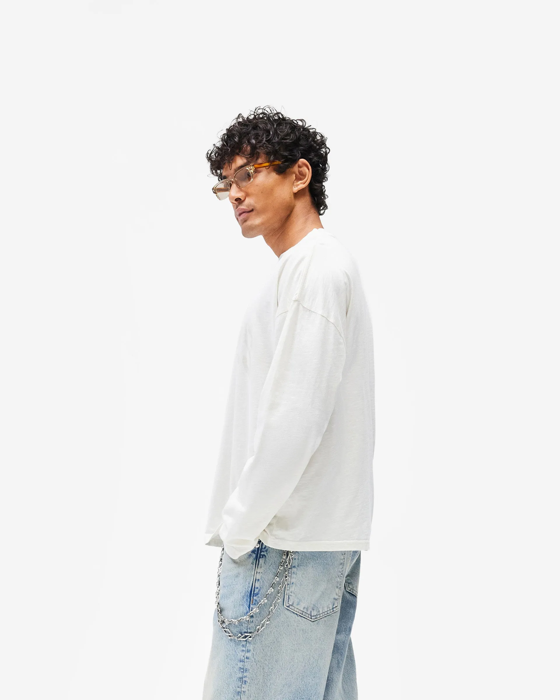 Represent Owners Club Long Sleeve T-Shirt - Chalk sold by Represent product image thumbnail 5