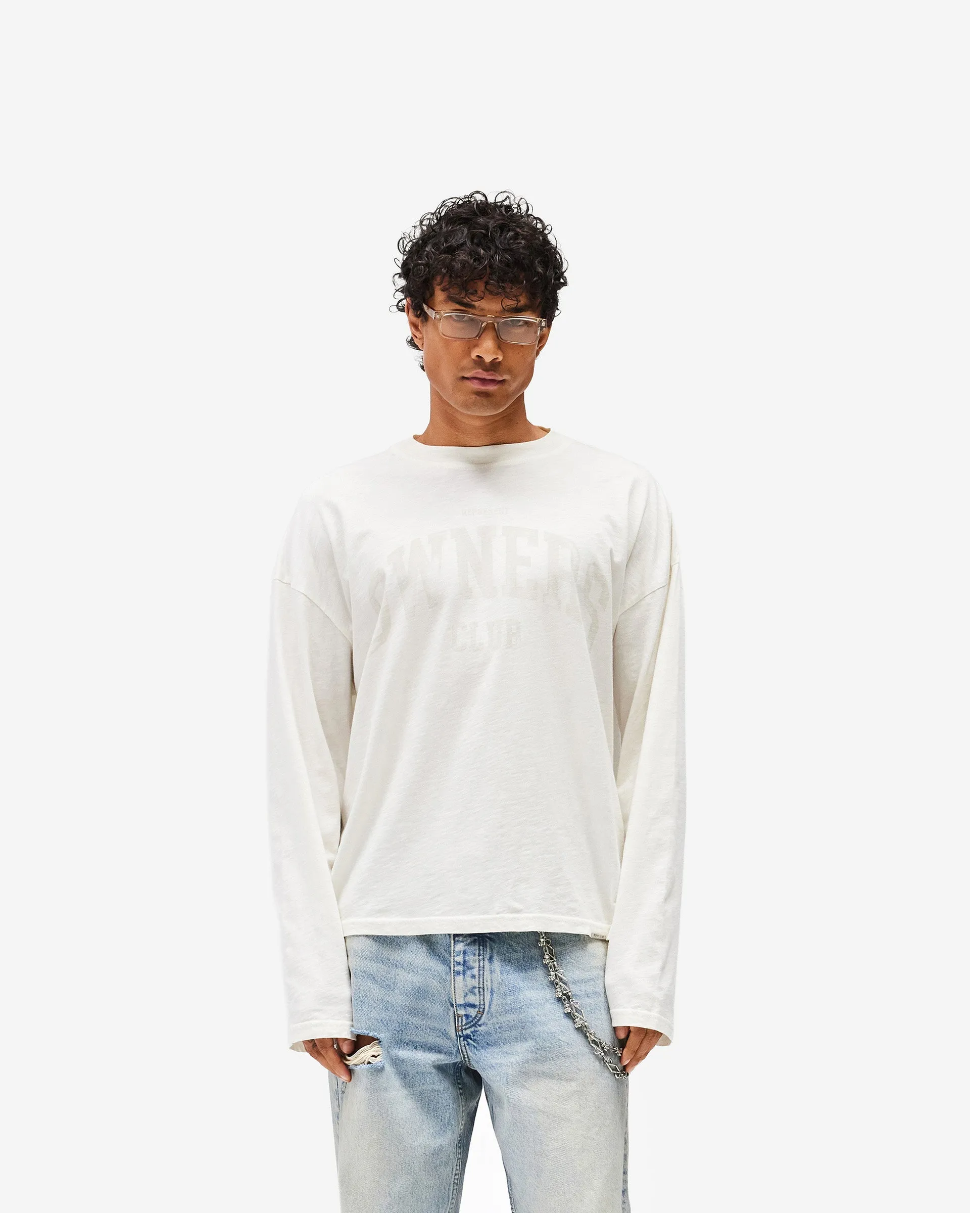 Represent Owners Club Long Sleeve T-Shirt - Chalk sold by Represent product image thumbnail 3