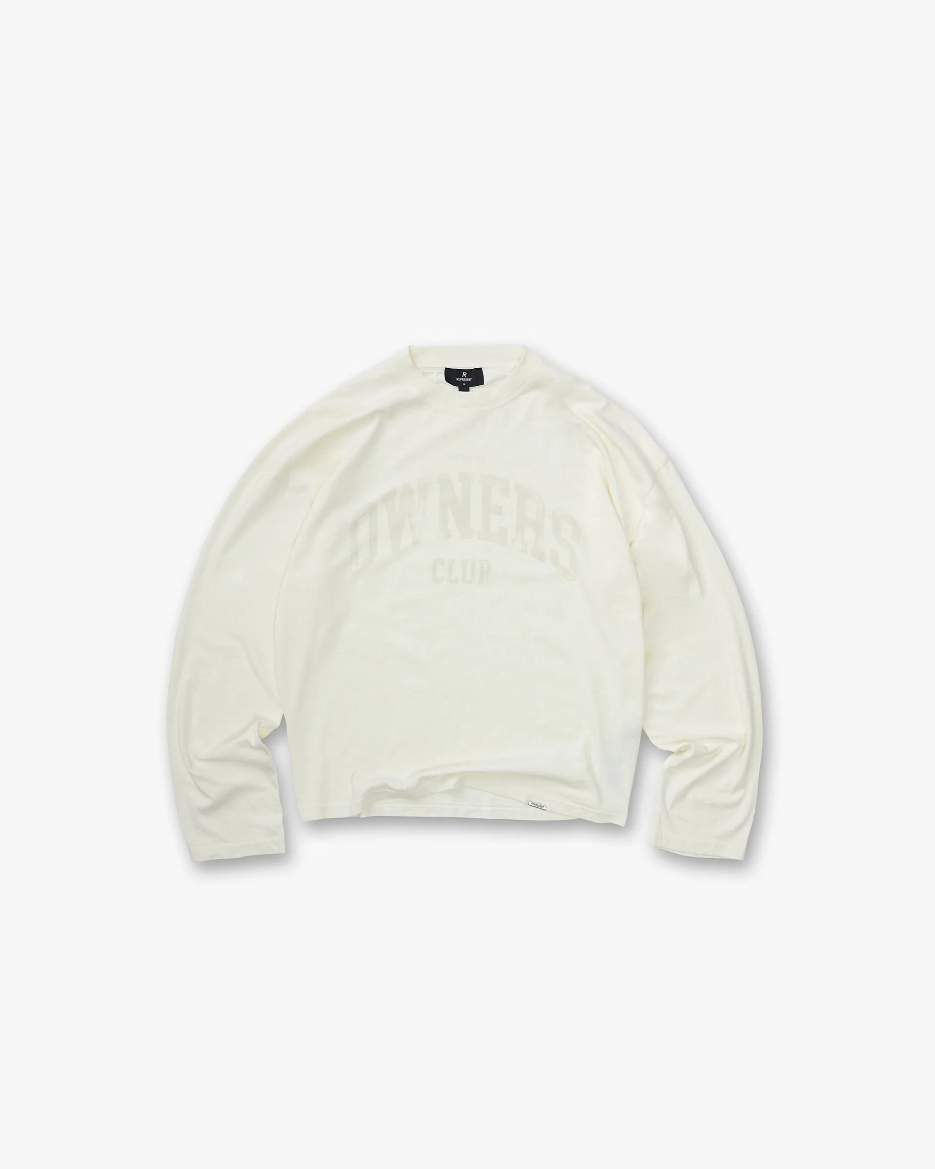 Represent Owners Club Long Sleeve T-Shirt - Chalk sold by Represent