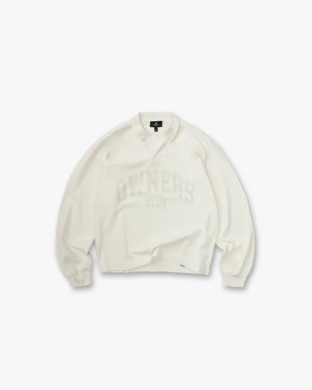Represent Owners Club Rugby Polo - Chalk made by Represent