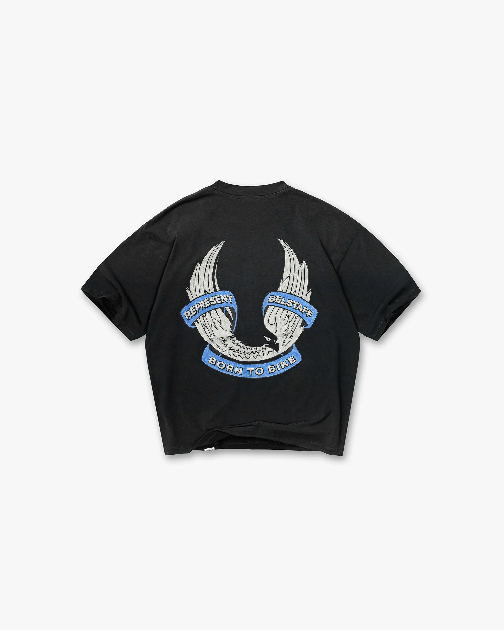 Represent X Belstaff Born To Bike T-Shirt - Aged Black sold by Represent product image thumbnail 2