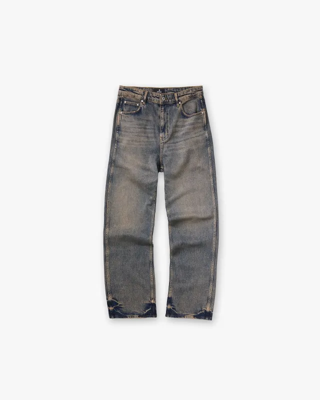 R3 Baggy Denim - Blue Cream made by Represent