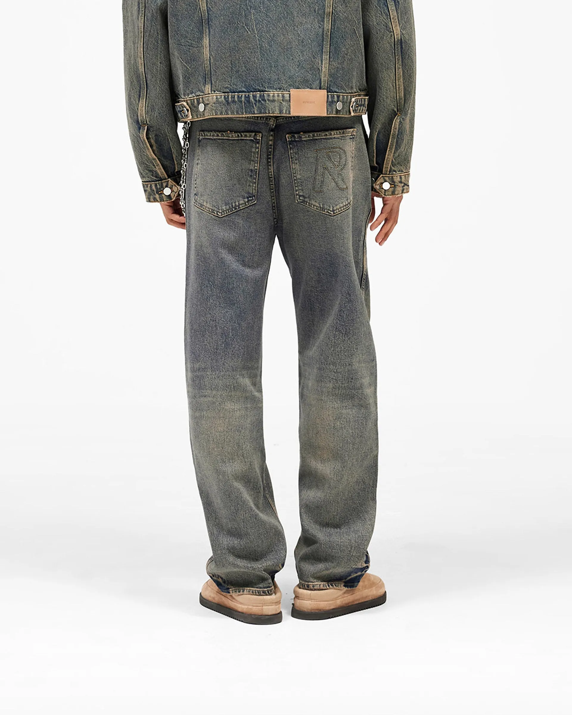 R3 Baggy Denim - Blue Cream sold by Represent product image thumbnail 5