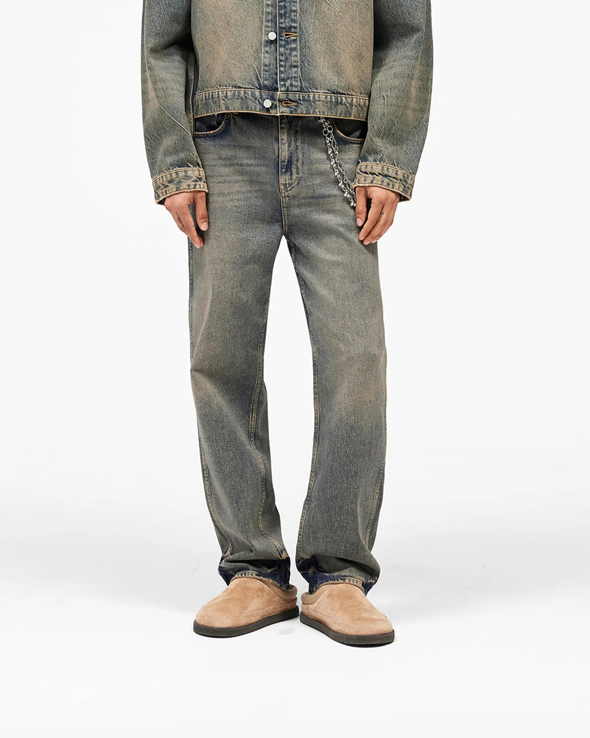 R3 Baggy Denim - Blue Cream sold by Represent product image thumbnail 3