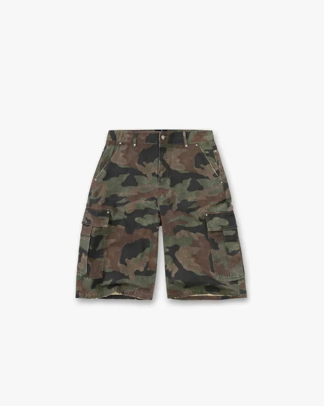 Camo Cargo Short - Camo made by Represent