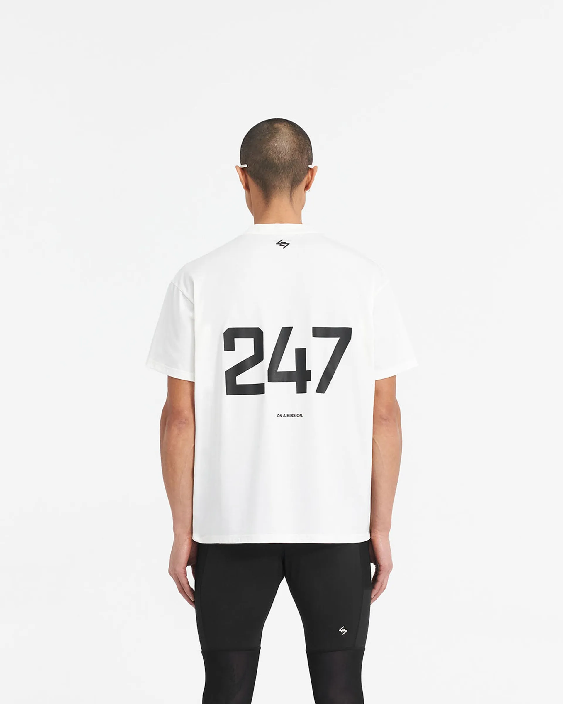 247 Oversized T-Shirt - Flat White sold by Represent product image thumbnail 4