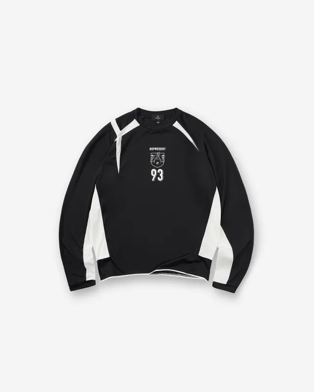 Star Long Sleeve Jersey - Jet Black made by Represent