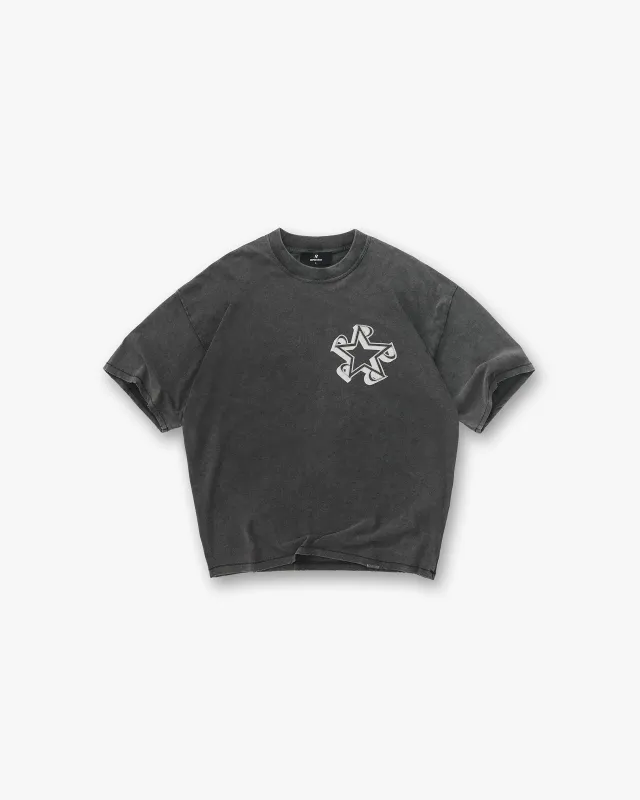 Initial Star T-Shirt - Vintage Grey made by Represent