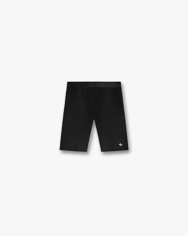 247 Ribbed Half Tight - Jet Black made by Represent