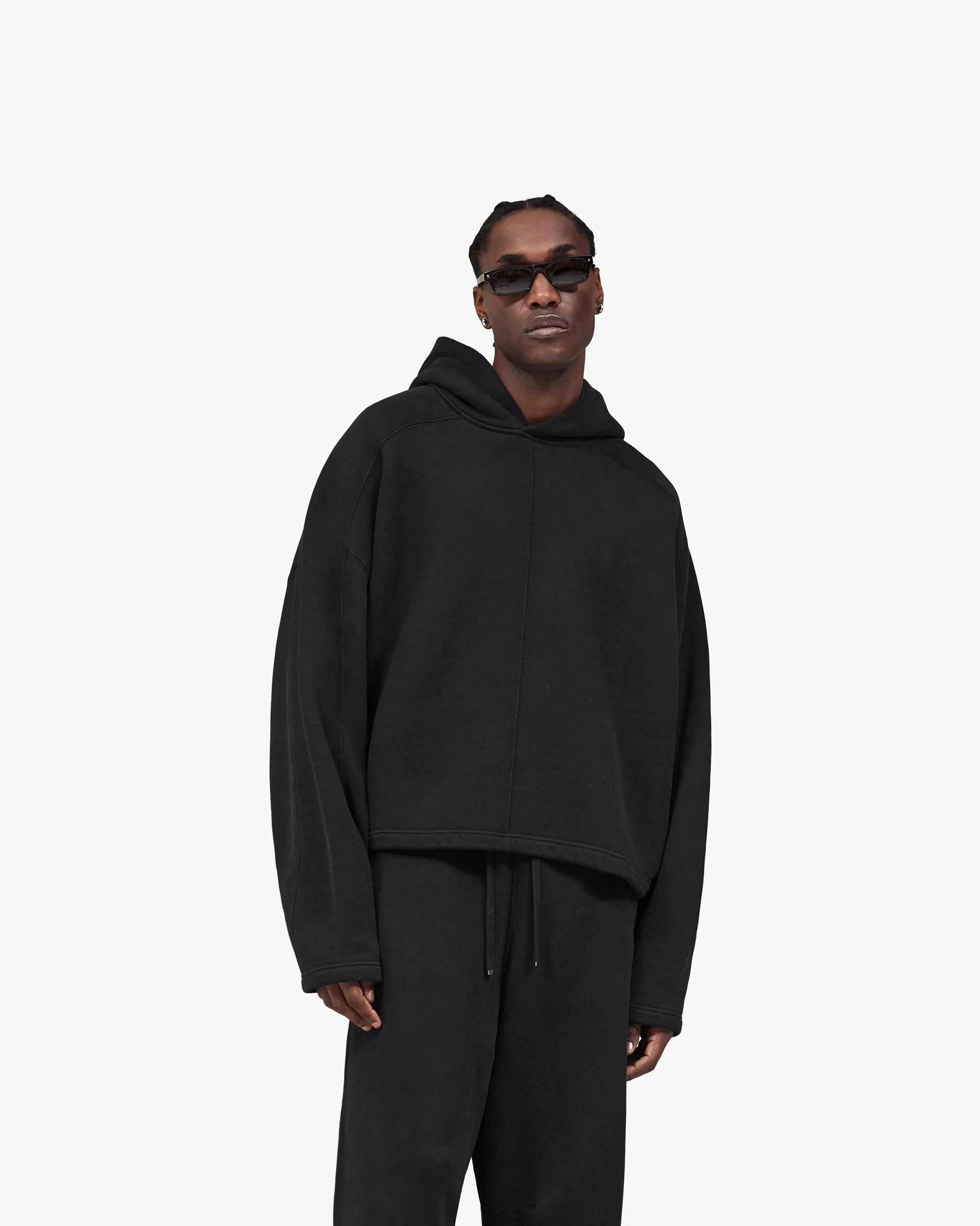 Heavyweight Hoodie - Jet Black sold by Represent product image thumbnail 3