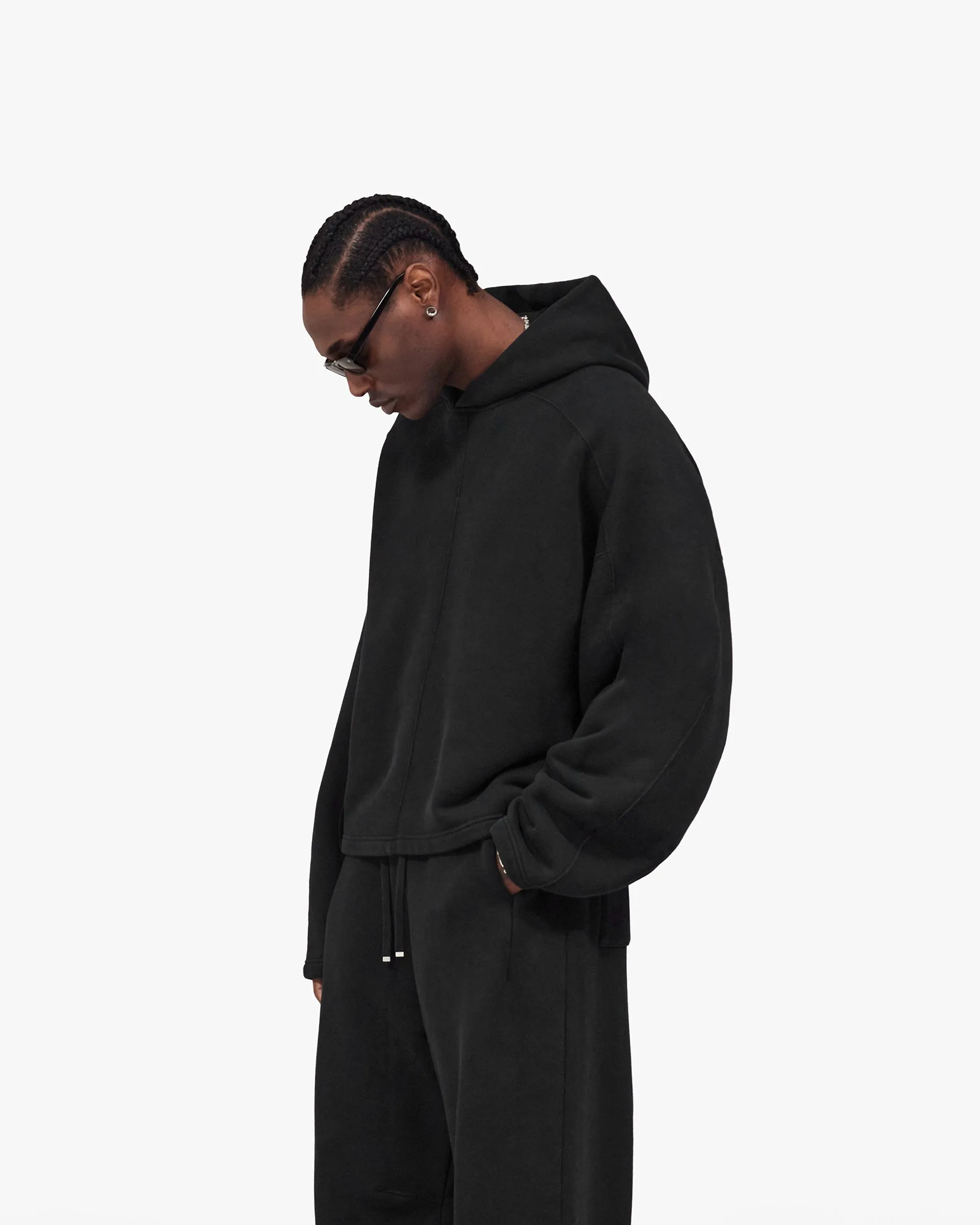Heavyweight Hoodie - Jet Black sold by Represent product image thumbnail 4