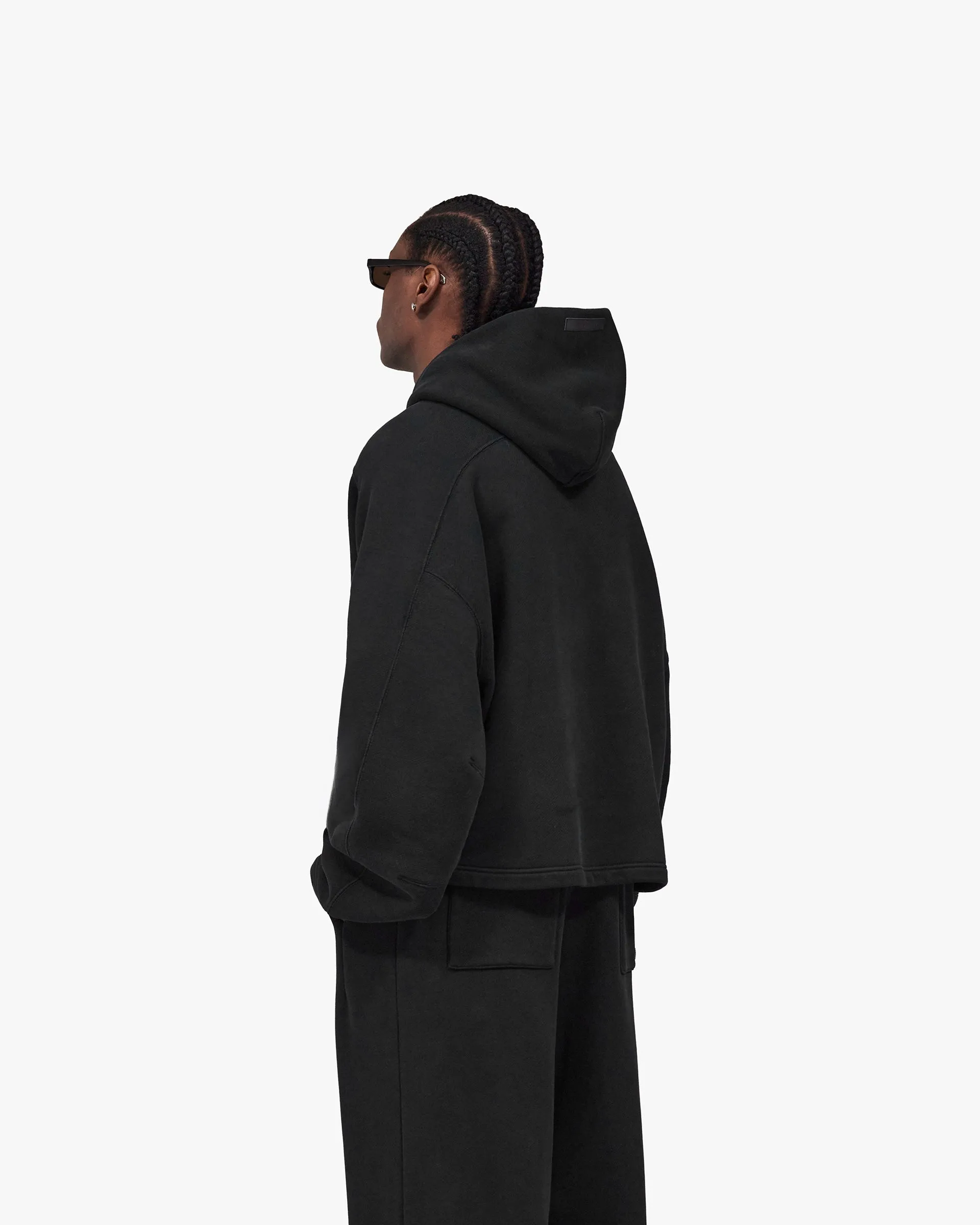 Heavyweight Hoodie - Jet Black sold by Represent product image thumbnail 5