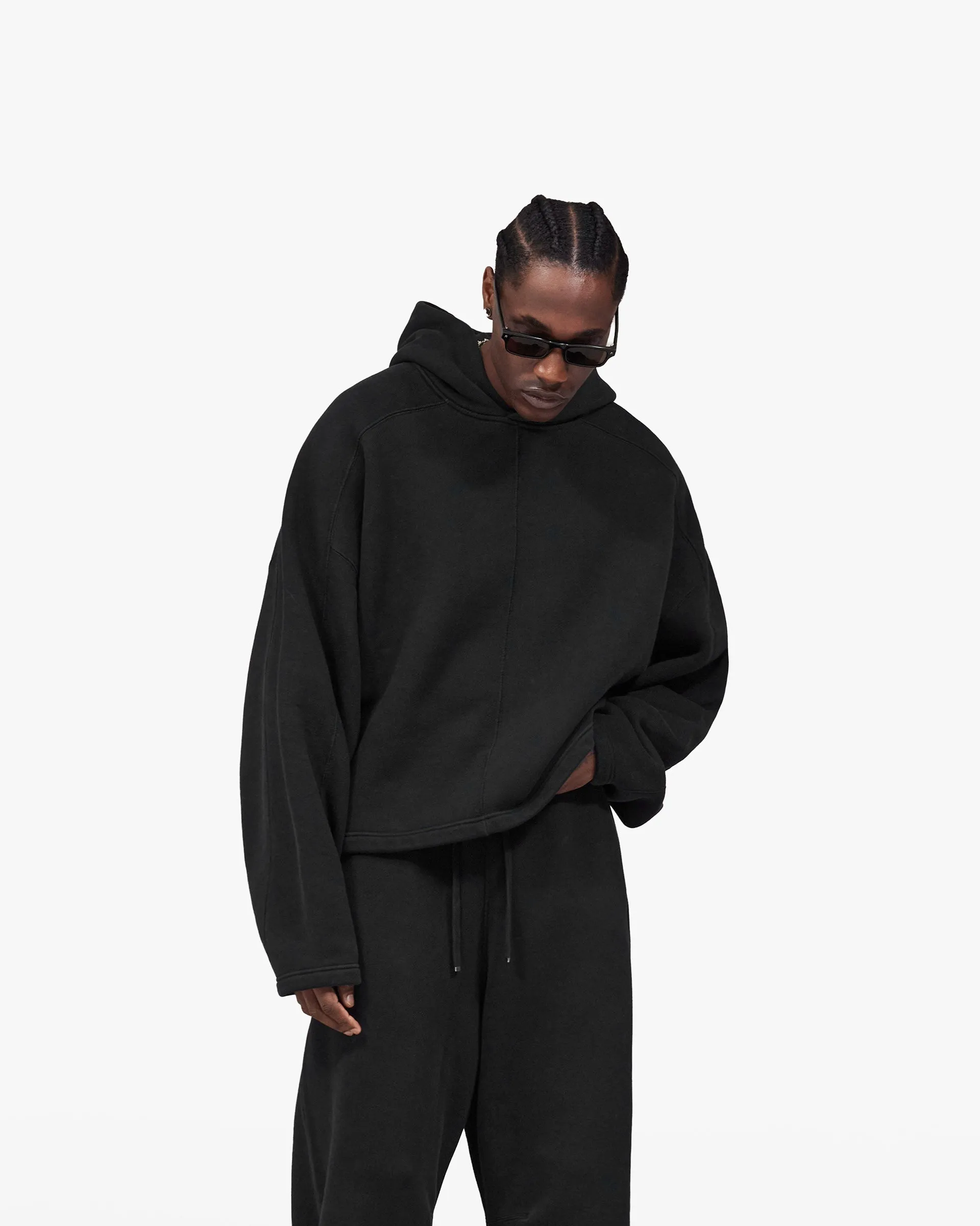 Heavyweight Hoodie - Jet Black sold by Represent product image thumbnail 2