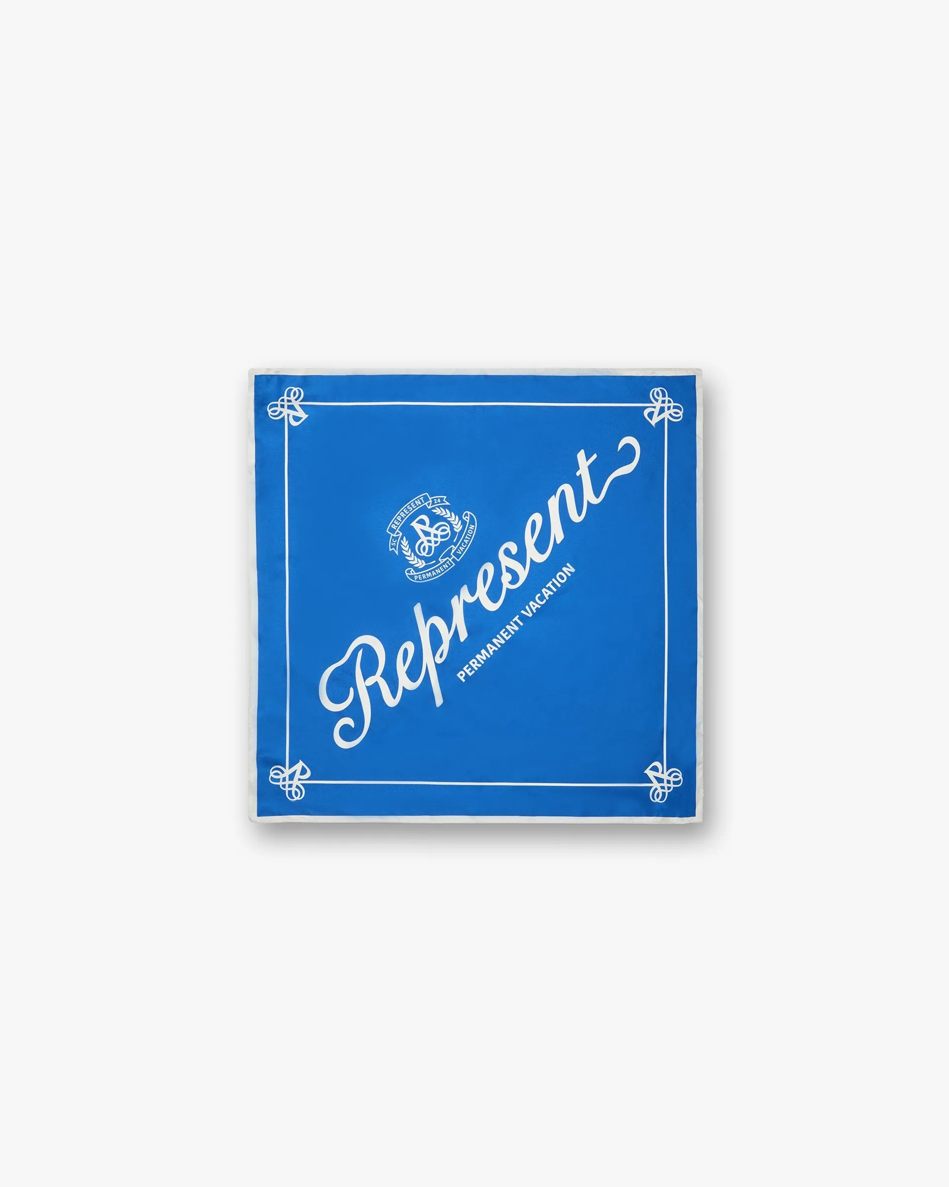 Permanent Vacation Silk Bandana - Royal Blue sold by Represent