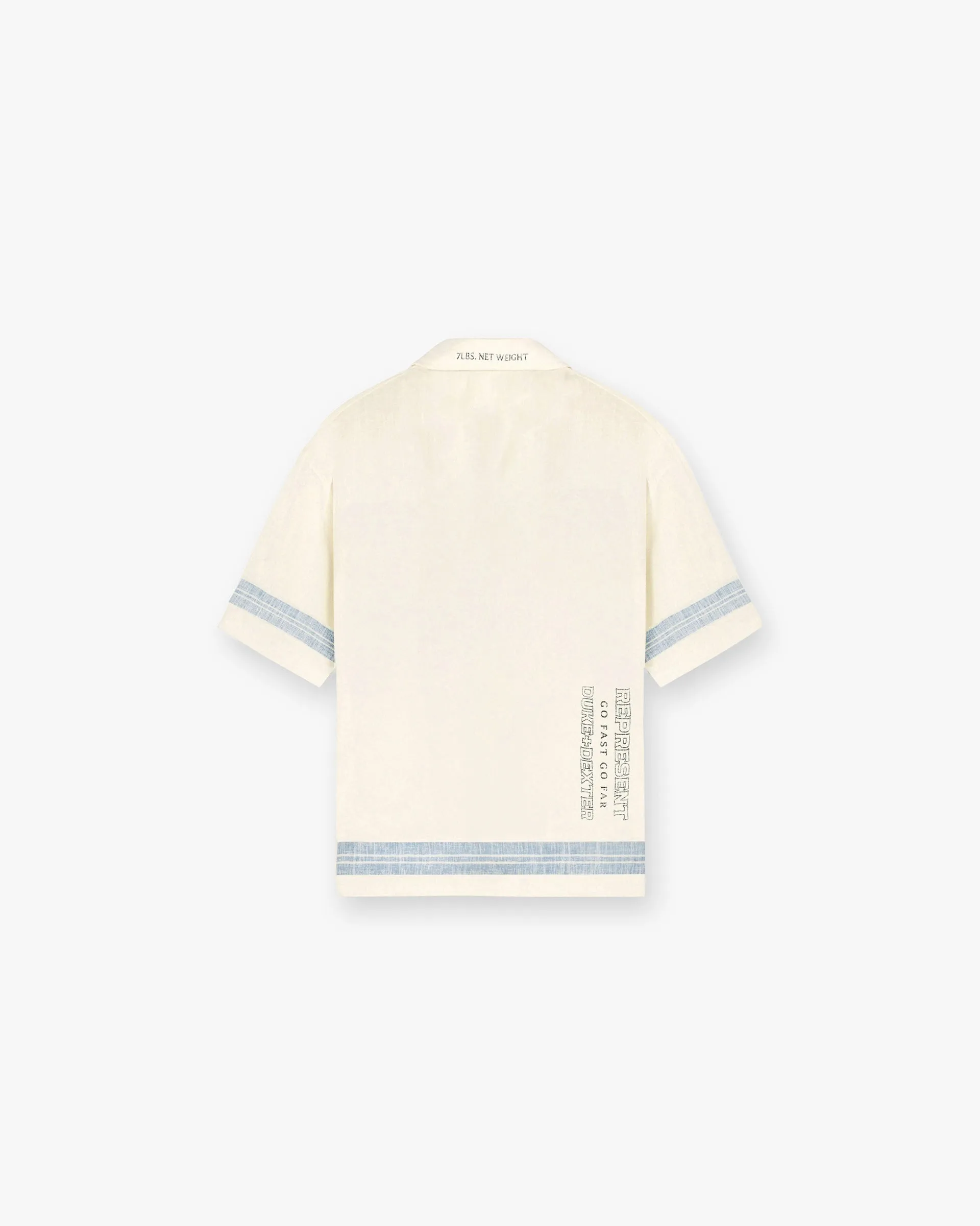 Represent X Duke + Dexter Mountain Lion Revere Shirt - Ecru sold by Represent product image thumbnail 2