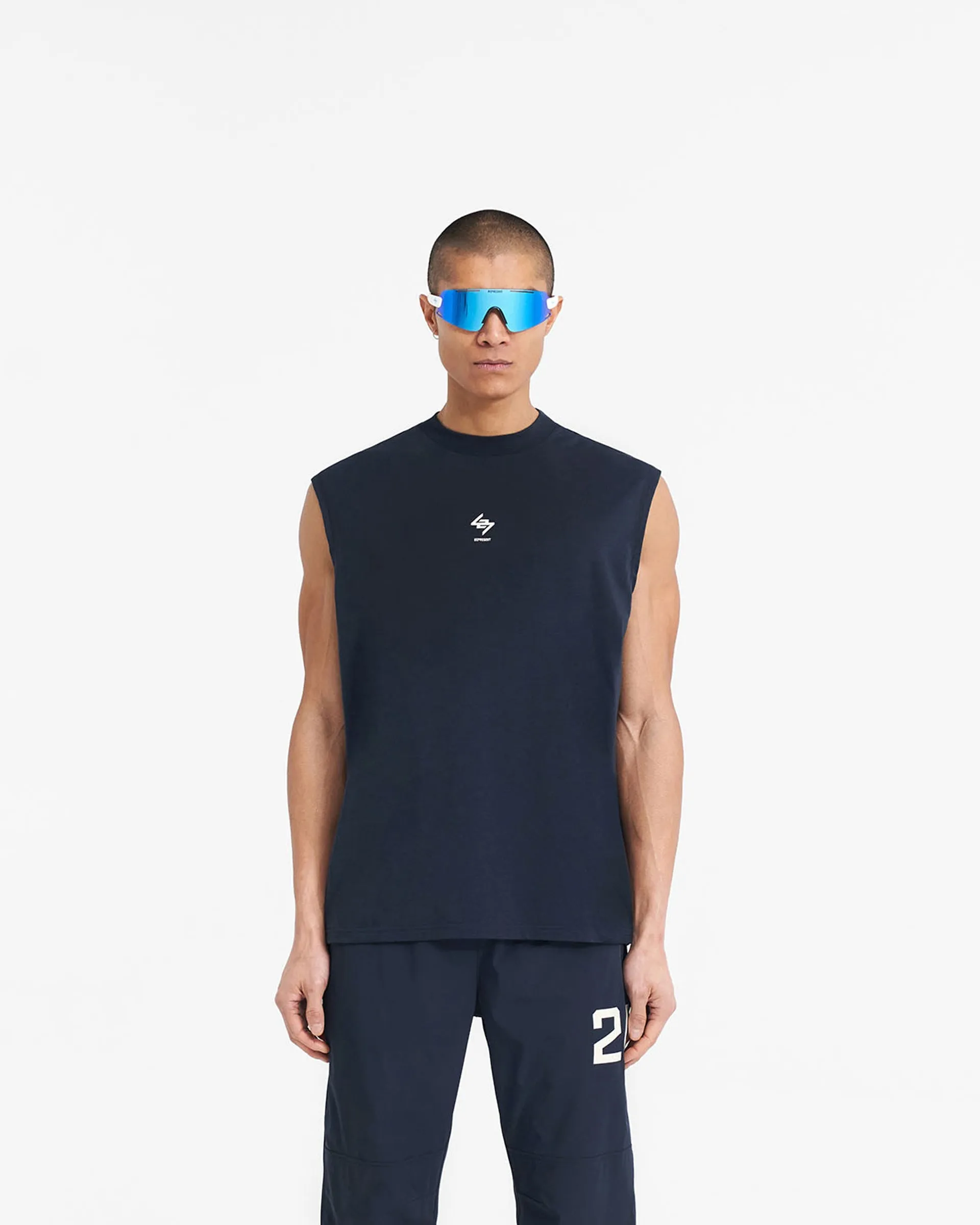 247 Oversized Tank - Navy sold by Represent product image thumbnail 3