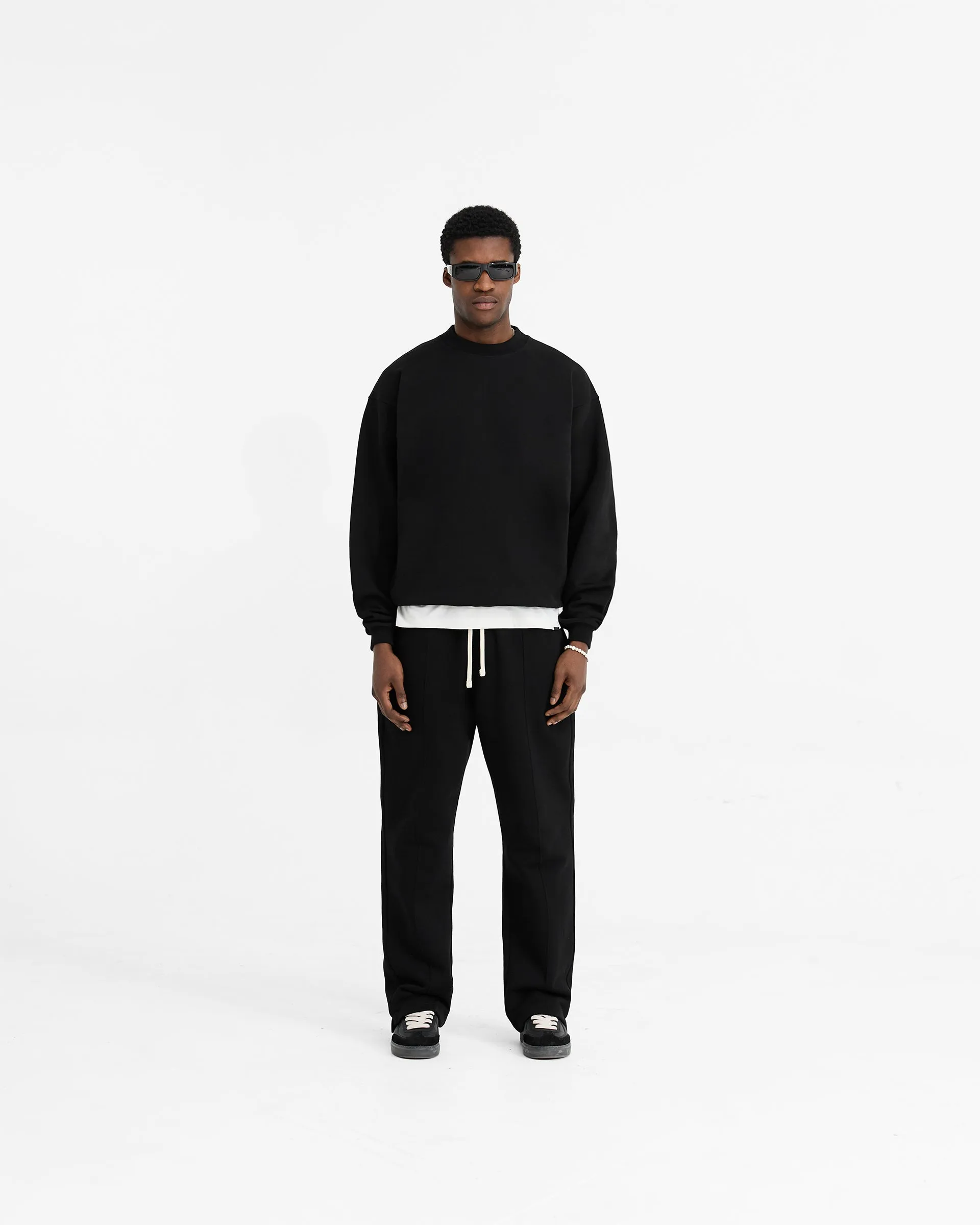 Initial Oversized Sweater - Black sold by Represent product image thumbnail 5